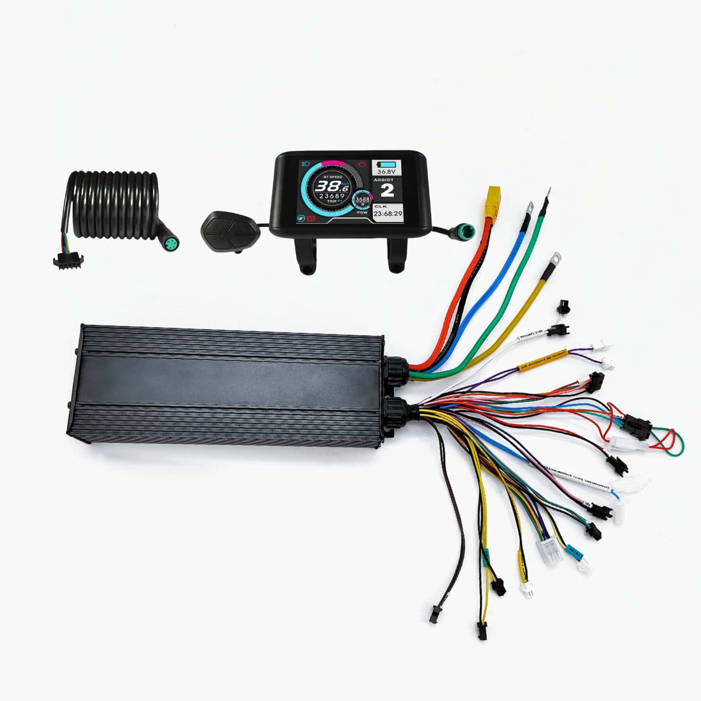 Ebike Conversion Kit 72V 3000W - Contrôleur intelligent à onde sinusoïdale pour