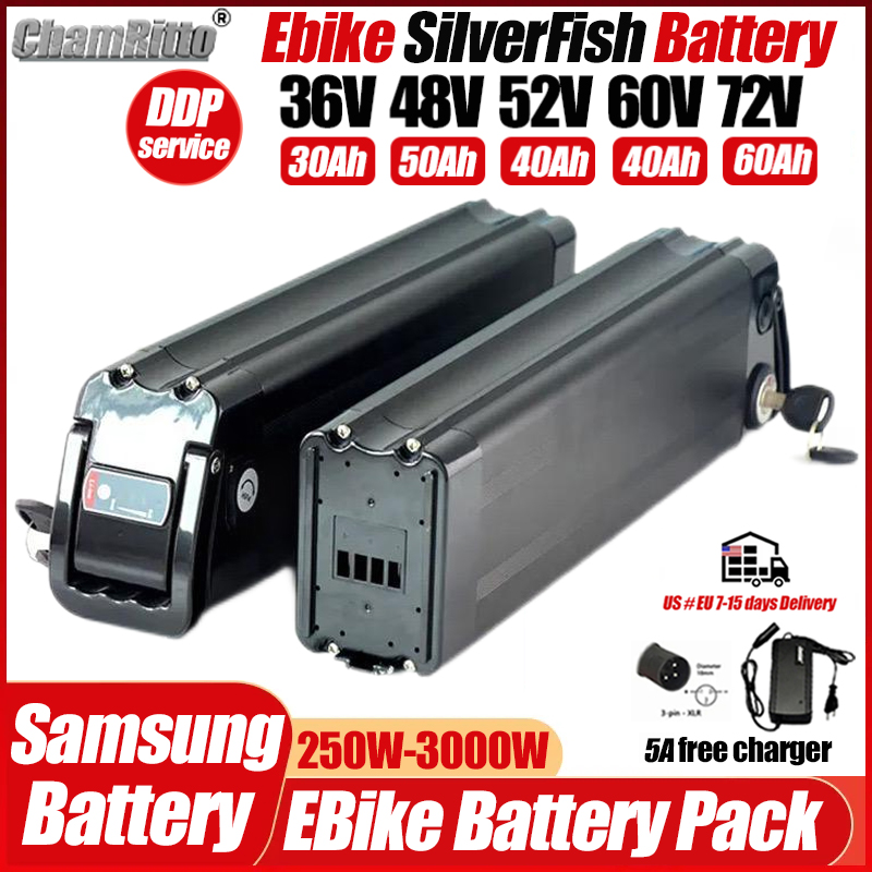 Batterie de vélo électrique 36 - Electric Bicycle Battery 72V 30Ah avis et prix
